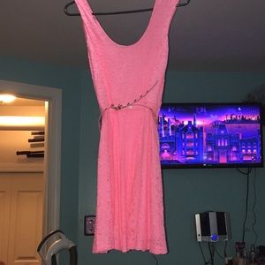 Pink never worn candies junior dress size small